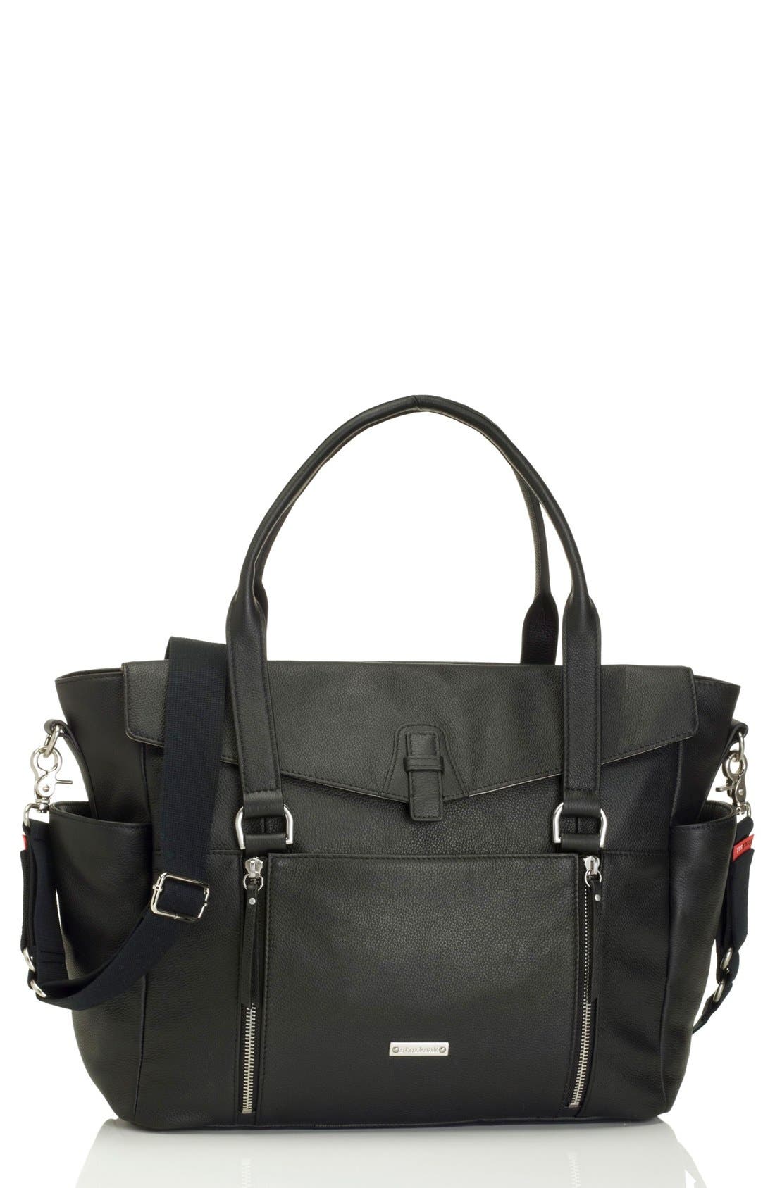 Storksak 'Emma' Leather Diaper Bag Nordstrom