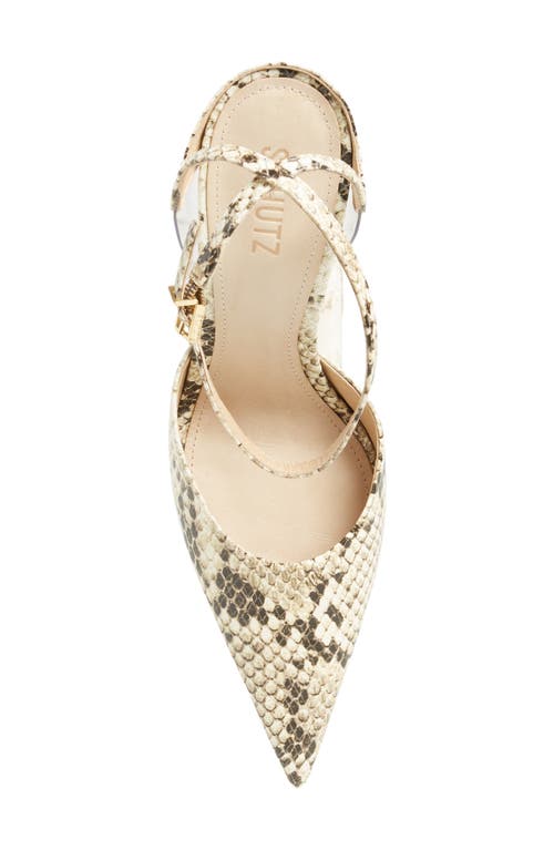 SCHUTZ SCHUTZ SKYE ANKLE STRAP POINTED TOE PUMP