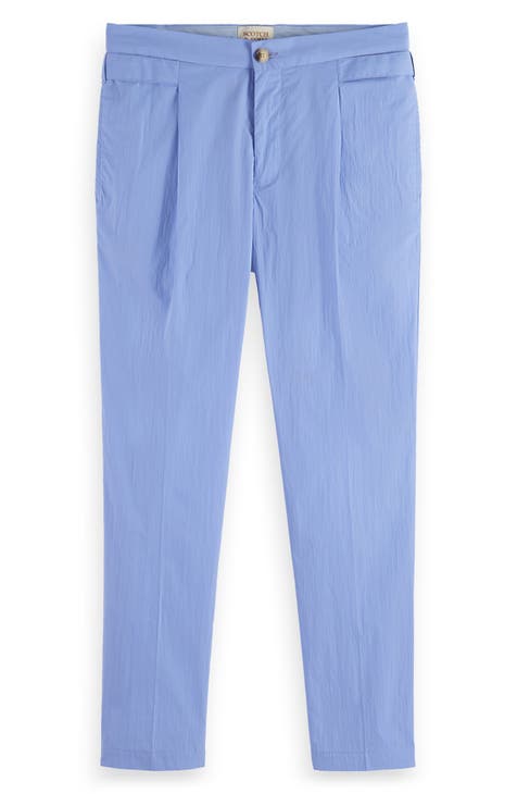 Blake Cotton Stretch Pleated Pants