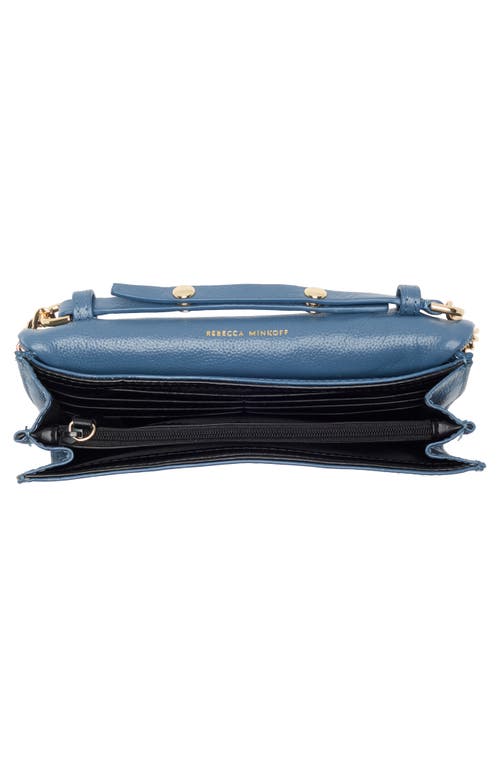 Rebecca Minkoff Edie Wallet On A Chain In Cielo