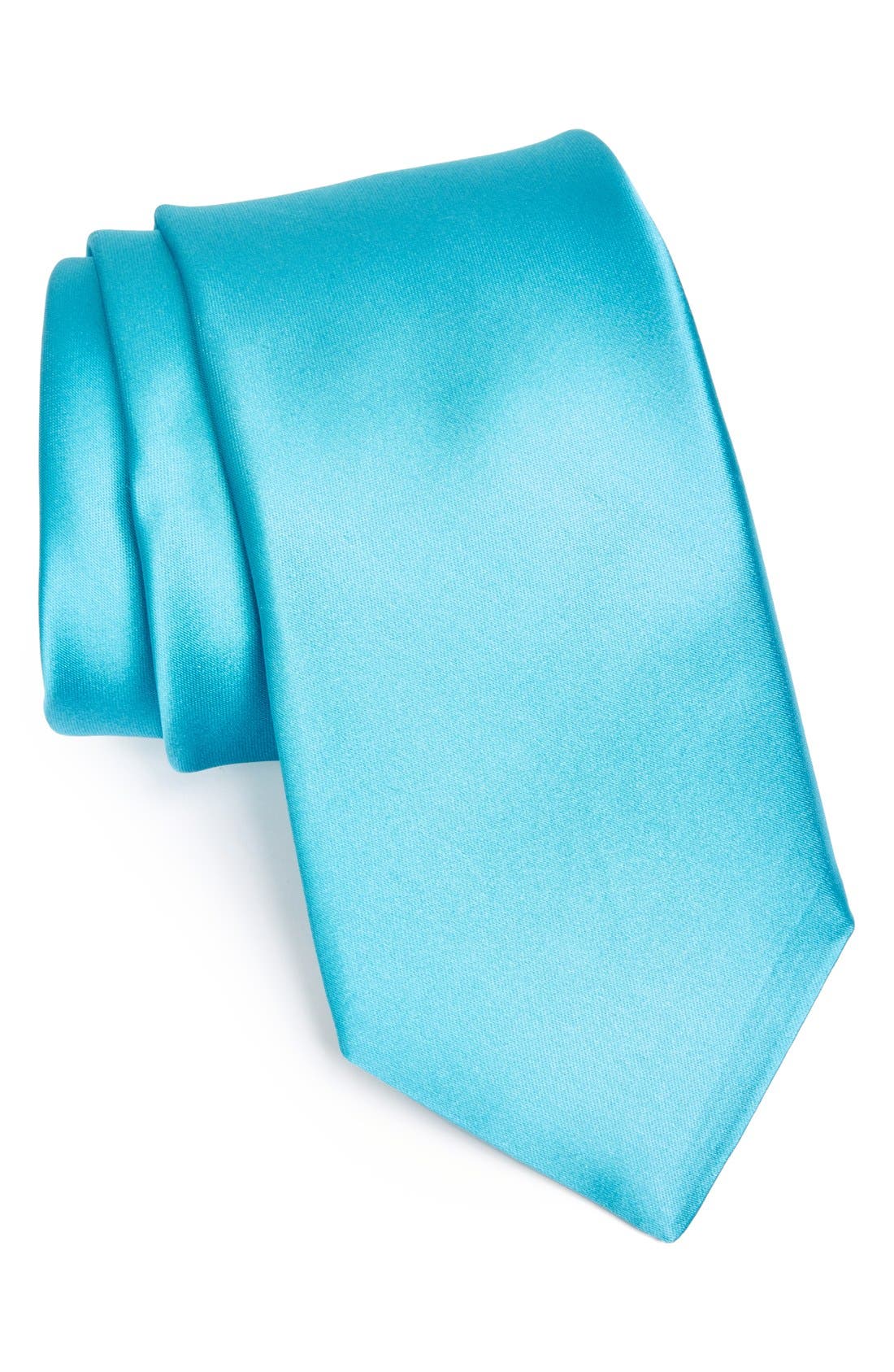 Nordstrom Men's Shop Solid Satin Silk Tie Nordstrom