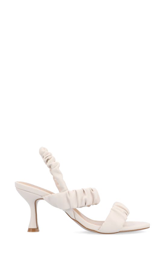 Shop Journee Collection Amaree Slingback Sandal In Bone