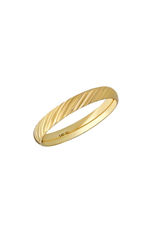 Bony Levy 14k Gold Stackable Ring In 14k Yellow Gold