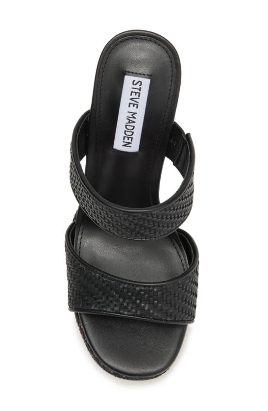Shop Steve Madden Stance Platform Slide Sandal In Black