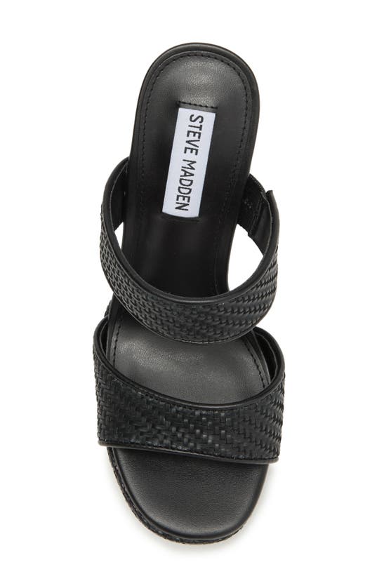 Steve Madden Stance Platform Slide Sandal In Black