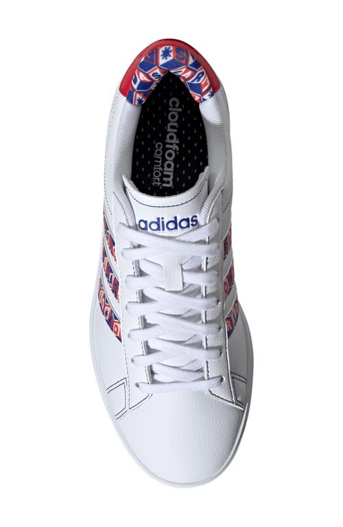 Shop Adidas Originals Adidas Grand Court 2.0 Sneaker In White/red 2/ftwr White