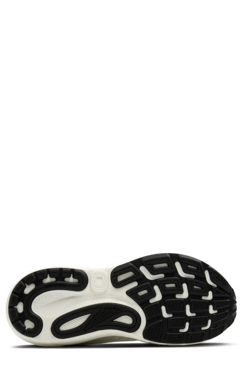 Brooks Adrenaline Gts 24 Running Shoe In Coconut/black/white Sand