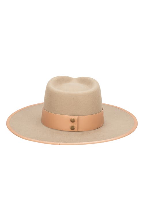 San Diego Hat Orchard Hill Wool Fedora Hat In Camel