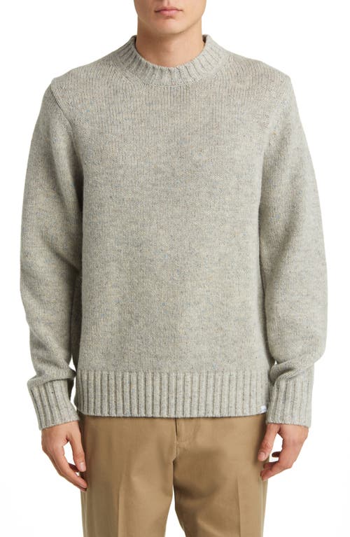 Gary Fleck Wool Blend Sweater in Grey Melange