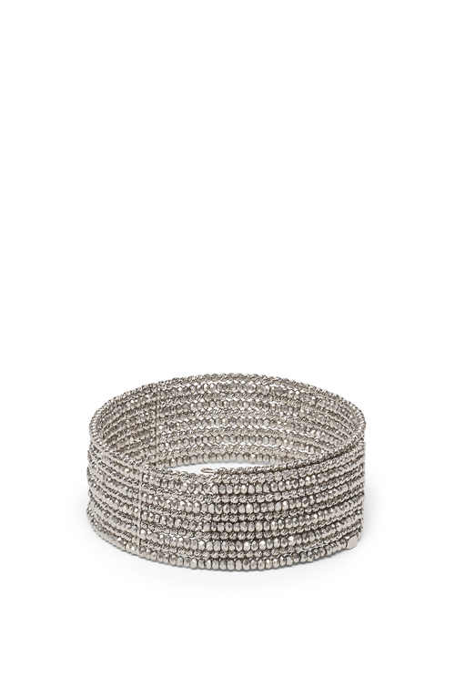 Shop Brunello Cucinelli Vetro And Sterling Silver Cuff