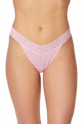 Womens Hanky Panky pink Signature Lace Low-Rise Thong | Harrods UK