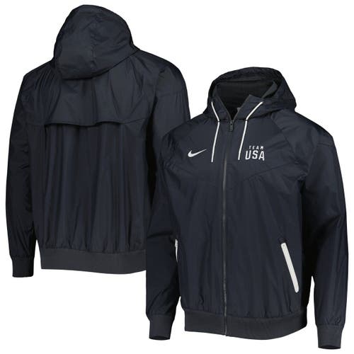 UPC 196792000332 product image for Men's Nike Black Team USA Windrunner Full-Zip Jacket at Nordstrom, Size Large | upcitemdb.com