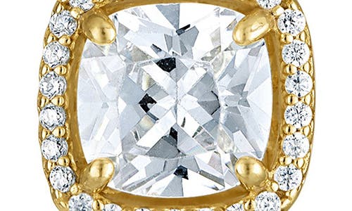 Fzn Diamond Lever-back Earrings In White