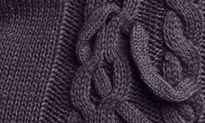 Tildon Cable Knit Sweater In Grey- Meteor