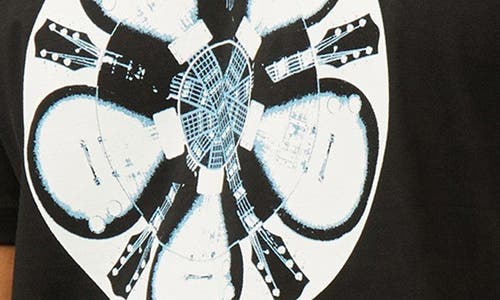 BEN SHERMAN BEN SHERMAN GUITAR ILLUSION ORGANIC COTTON GRAPHIC T-SHIRT
