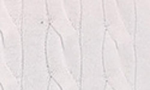 Minnie Rose Women's Frayed Cable-knit V-neck Cardigan In White