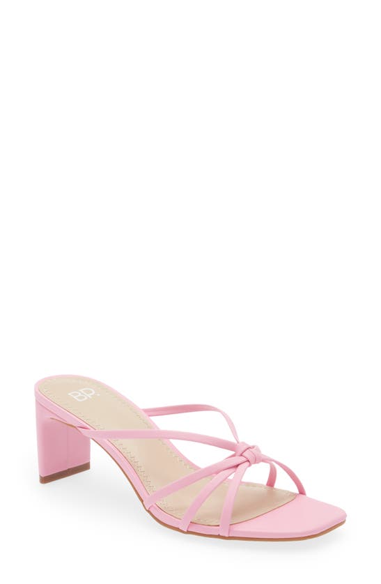 Bp. Karsyn Strappy Slide Sandal In Pink Prism
