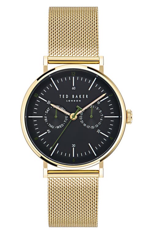 Timeless Mesh Bracelet Watch in Gold-Tone