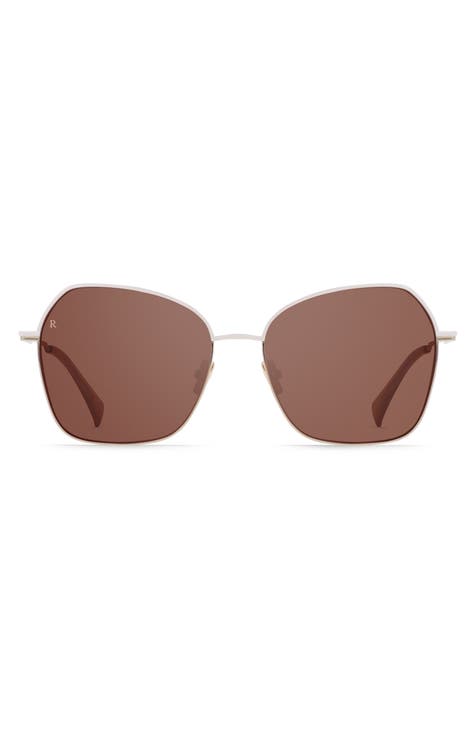 Zhana 57mm Geometric Sunglasses