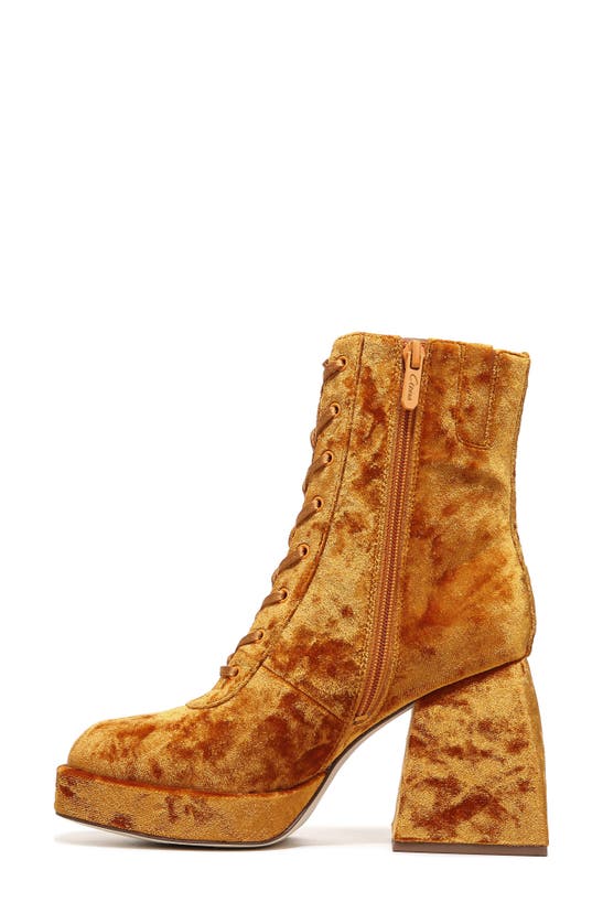Circus Ny Kia Block Heel Bootie In Orange