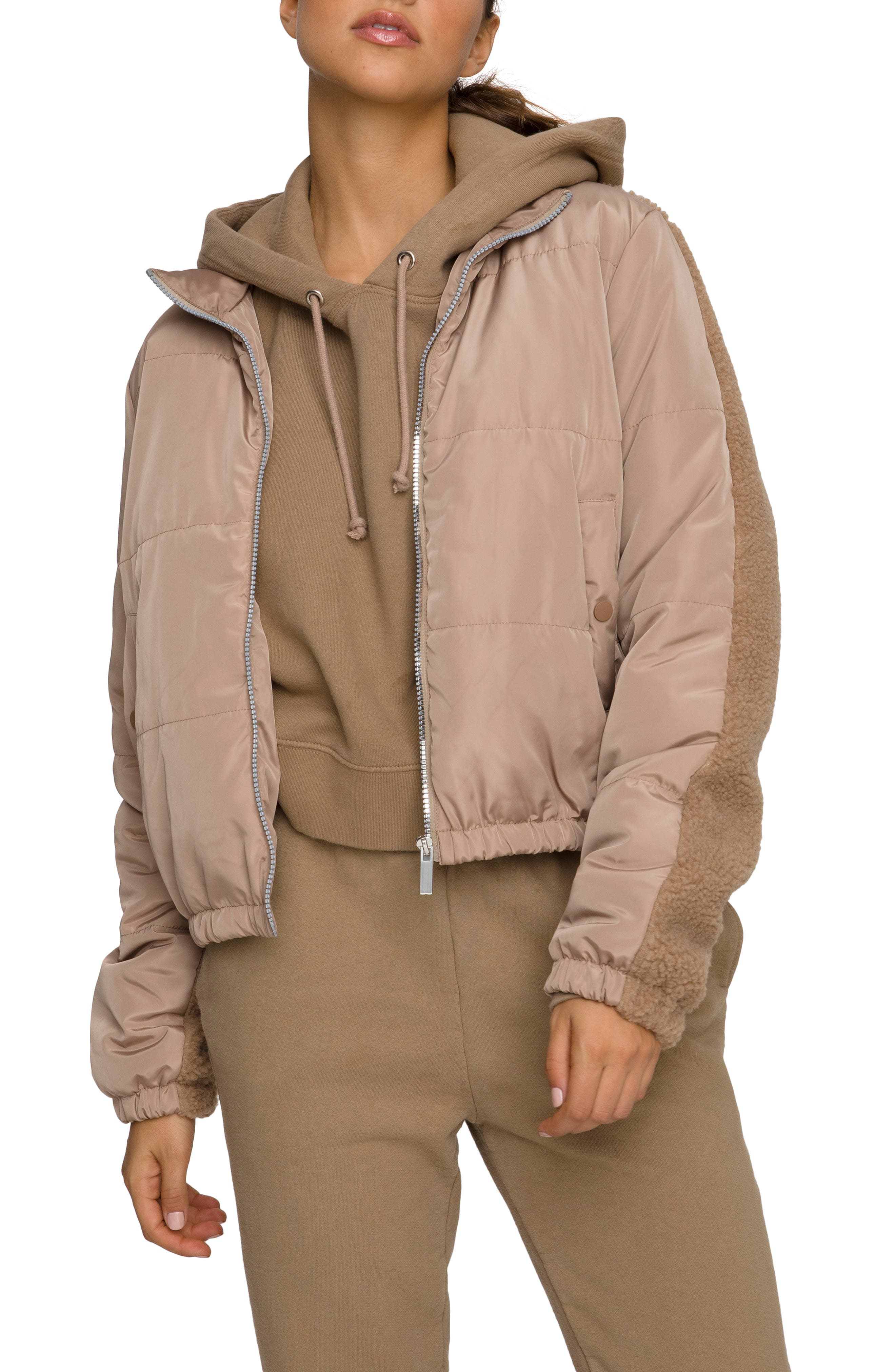 fleece jacket topshop