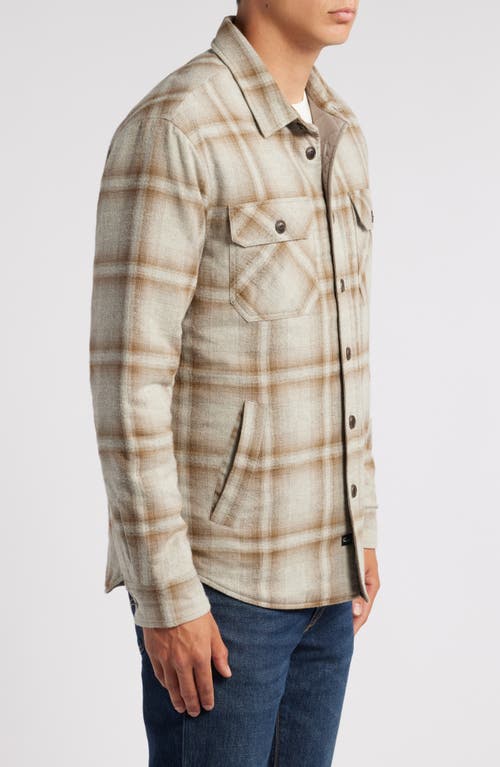 Shop Rails Worthing Plaid Cotton Shirt Jacket In Matchbook Moth