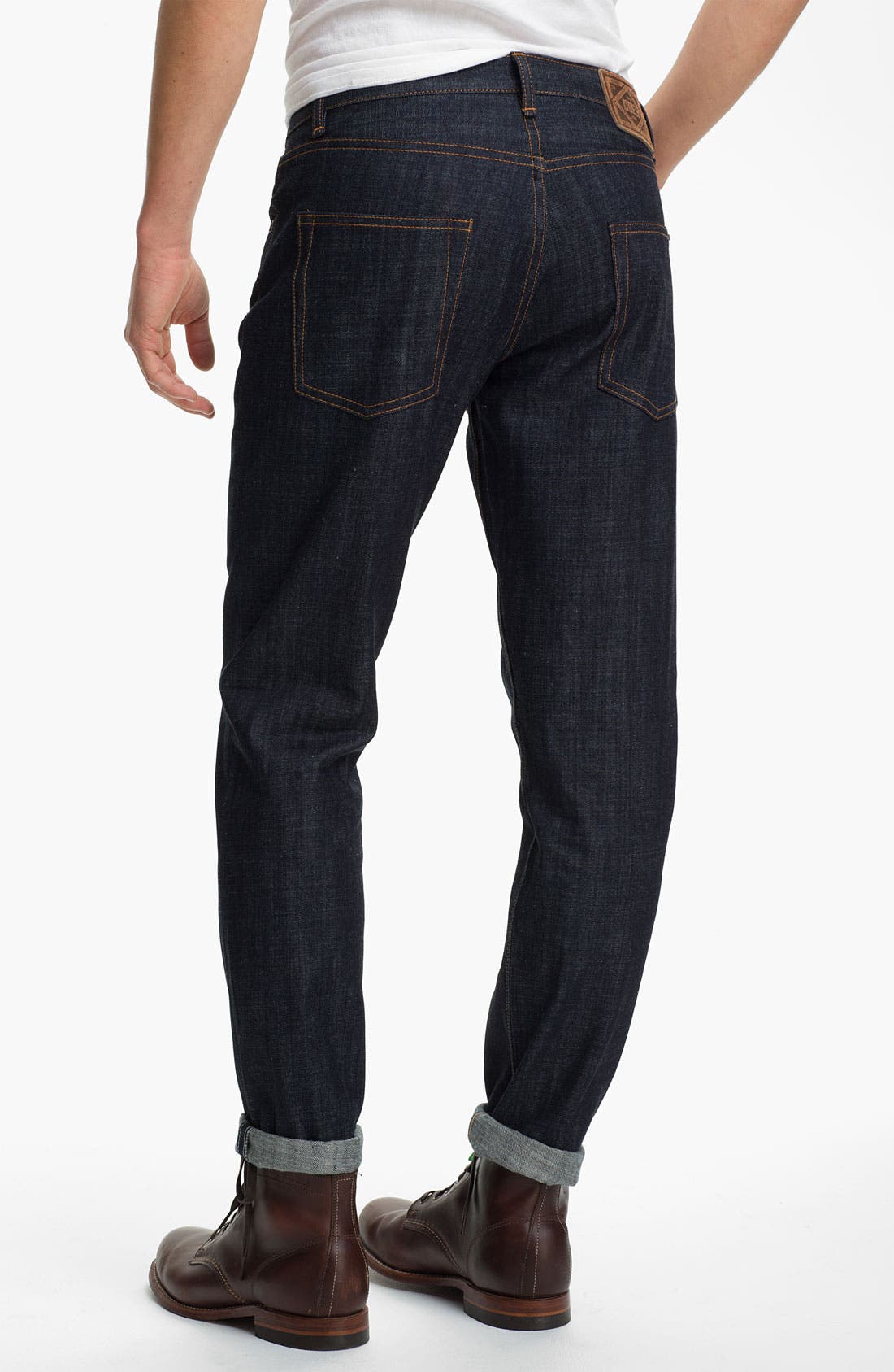 Obey 'Standard Issue' Slim Straight Leg Jeans (Raw Indigo) Nordstrom