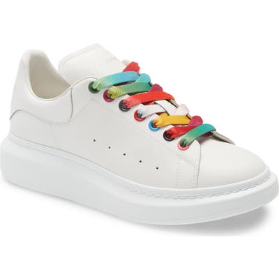Alexander Mcqueen Oversize Low Top Sneaker, White
