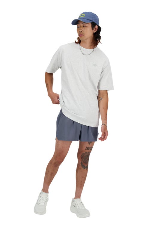 New Balance Athletics Oversize T-shirt In Ash Heather