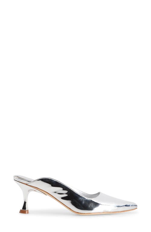 Shop Avec Les Filles Alma Asymmetric Mule In Silver