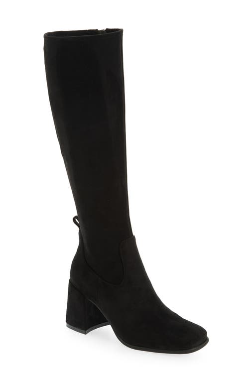 Jeffrey Campbell Hot Lava Knee High Stretch Boot Suede at Nordstrom,
