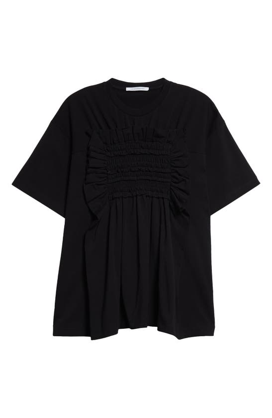 Shop Cecilie Bahnsen Goldie Cotton Stretch Jersey T-shirt In Black