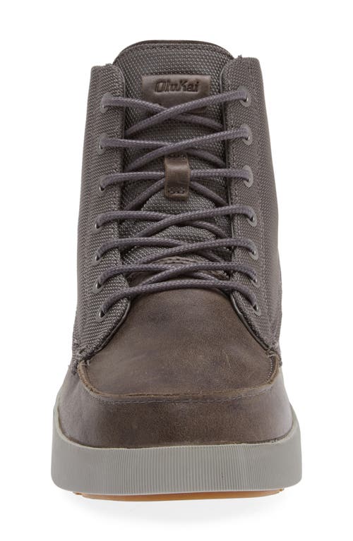 Shop Olukai Mōlina Water Repellent Boot In Cinder/cinder