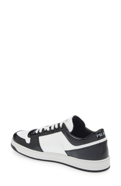 Shop Prada Downtown Sneaker In Nero/bianco