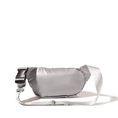 Baggallini On The Go Belt Bag Waist Pack In Sleet Gloss Ripstop