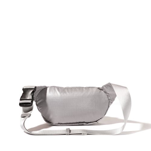 Shop Baggallini On The Go Belt Bag Waist Pack In Sleet Gloss Ripstop