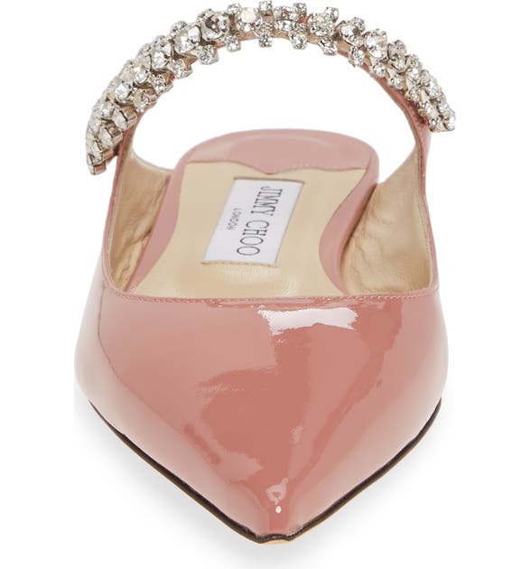 JIMMY CHOO BING CRYSTAL POINTY TOE MULE,J000129000