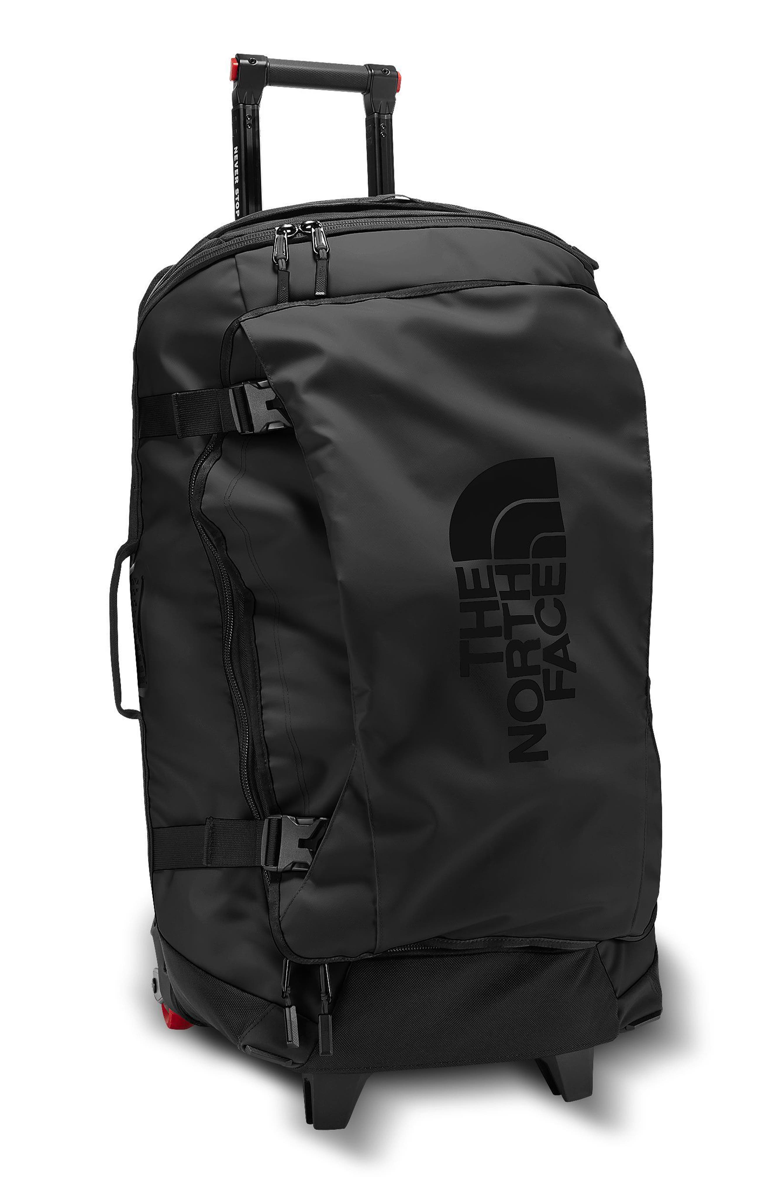 north face rolling thunder wheeled duffel