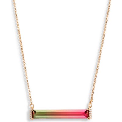 Kate Spade New York Geo Gems Mini Pendant Necklace