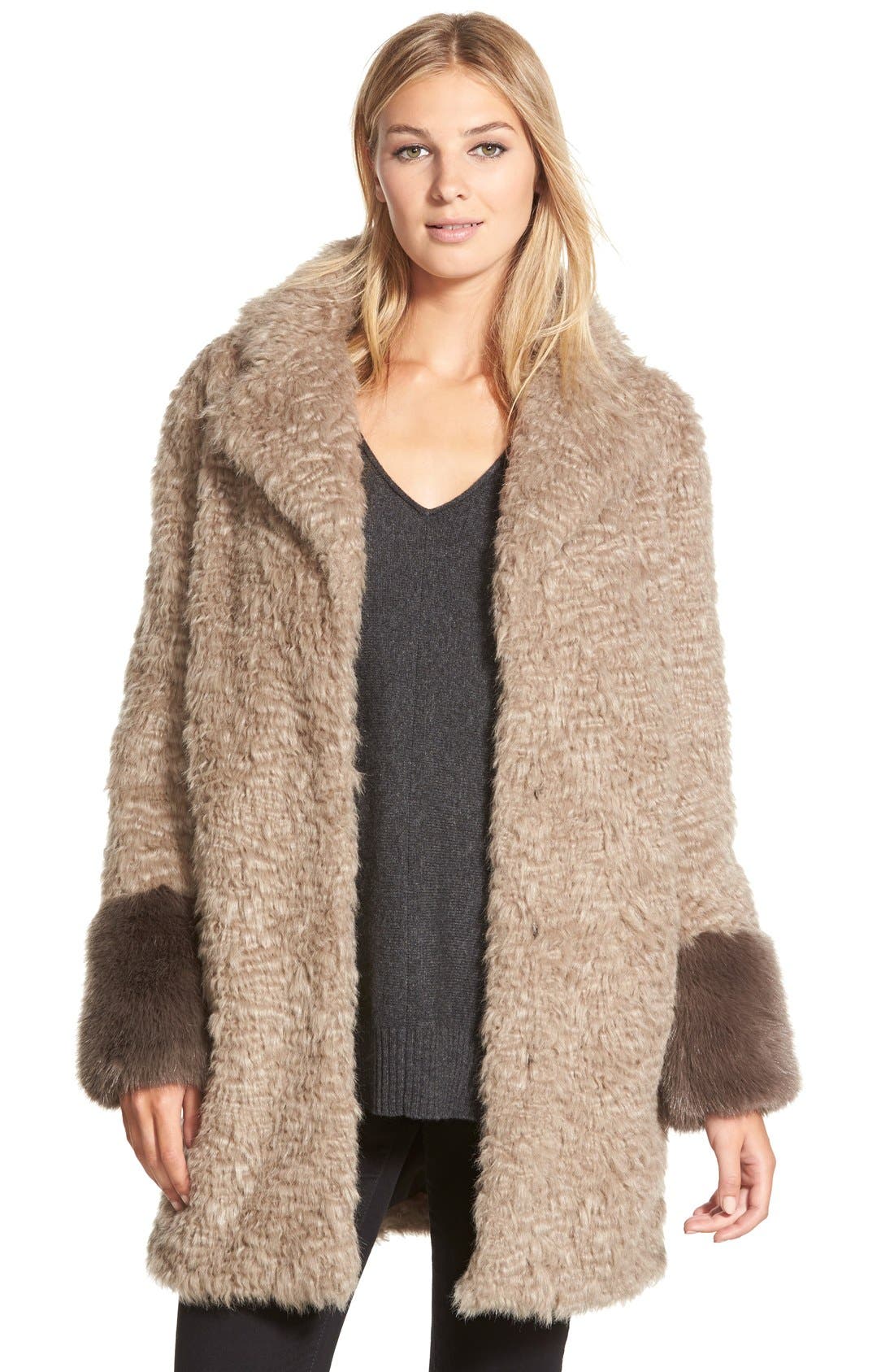 Laundry by Shelli Segal Faux Fur Coat Nordstrom