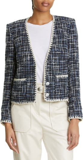 Veronica Beard Bosea Cotton Blend Tweed Jacket | Nordstromrack