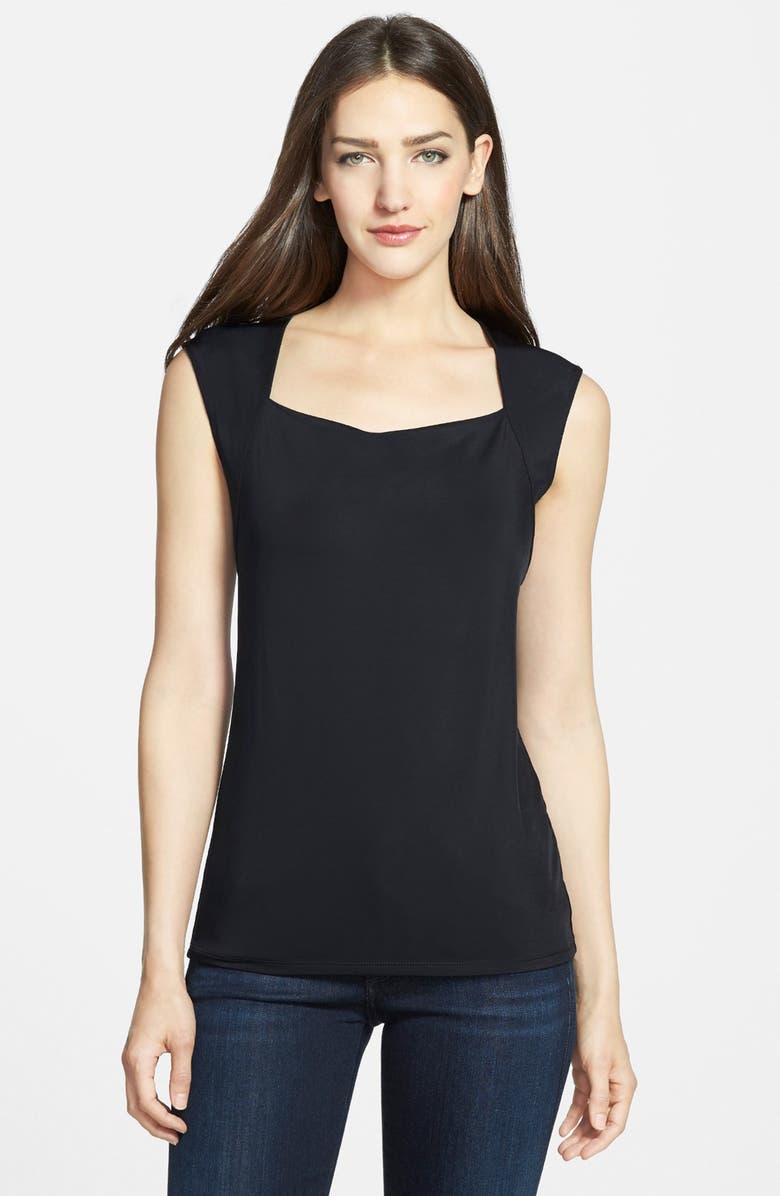 Classiques Entier® 'Lucia' Square Neck Shell (Regular & Petite) | Nordstrom