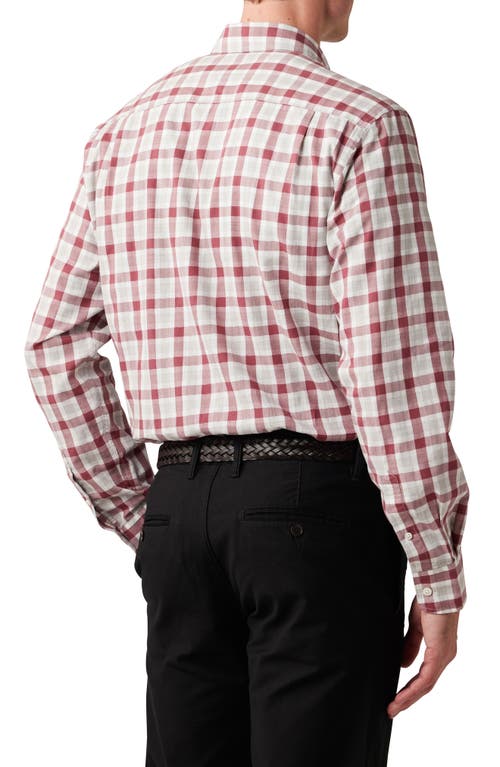 Rodd & Gunn Boltons Original Fit Check Button-up Shirt In Crimson