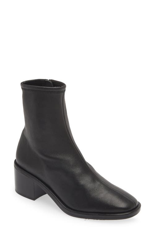 Loeffler Randall Women's Nolan Stretch Ankle Bootie With Block Heel In Black In Black