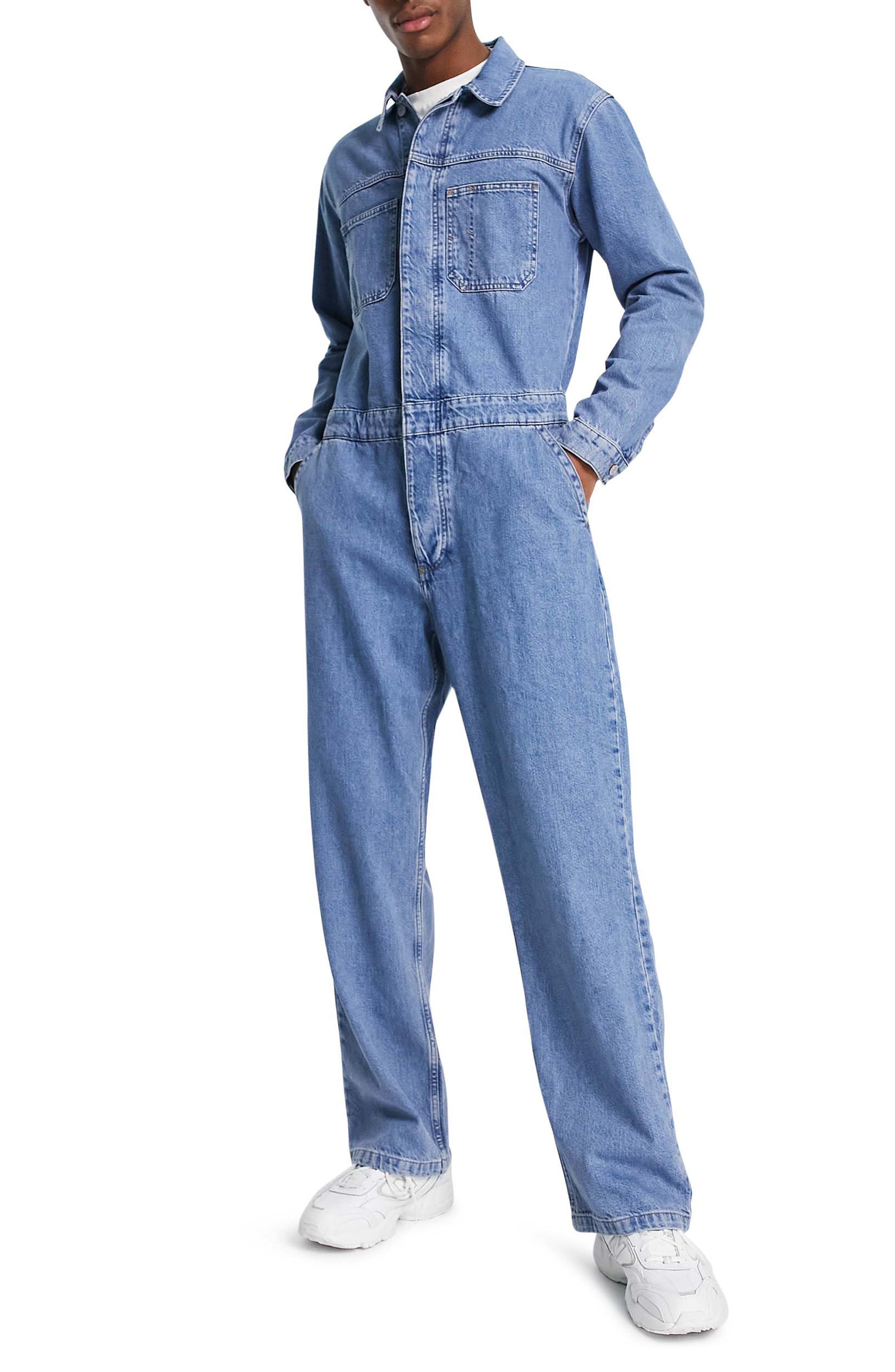 denim jumpsuit h and m