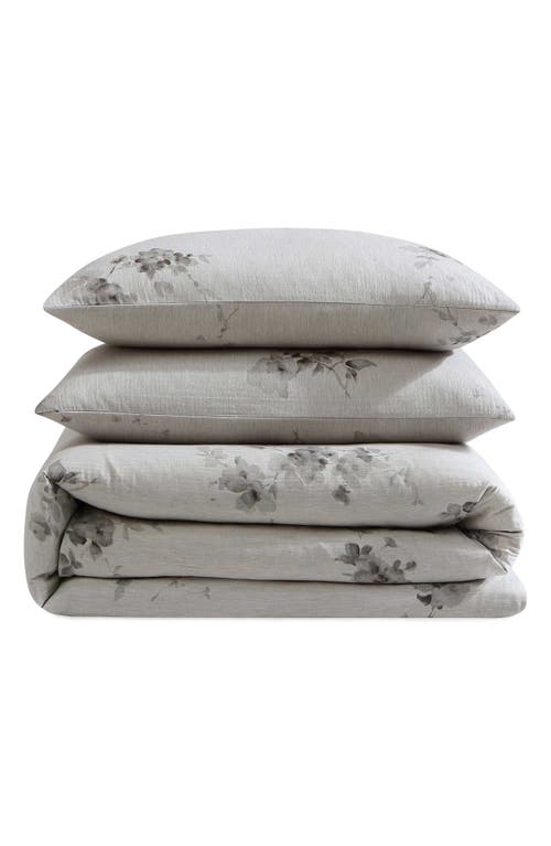 Calvin Klein Aquarelle Mélange Gauze Comforter & Shams Set in Beige/Tan at Nordstrom