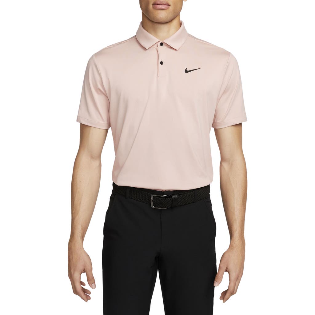 Nike Golf Dri-fit Tour Solid Golf Polo In Pink