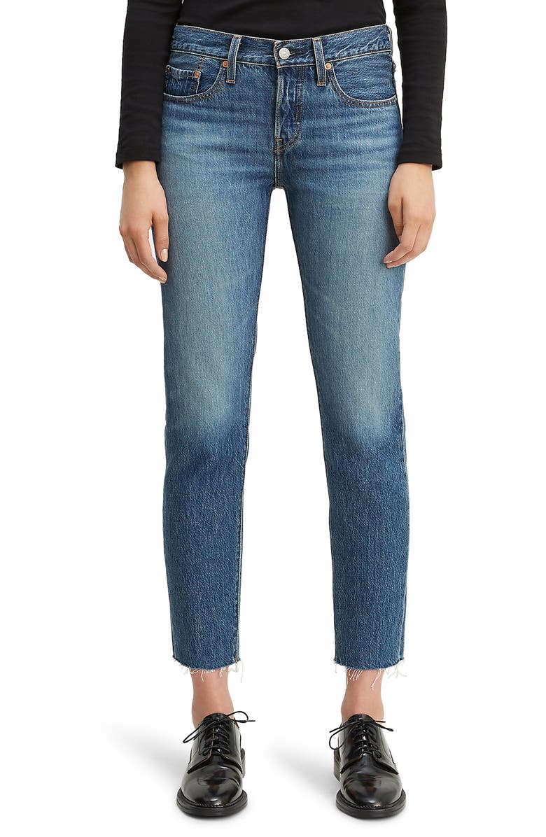 Levi's® 501® Tapered Raw Hem Jeans (Sansome Daze) | Nordstrom