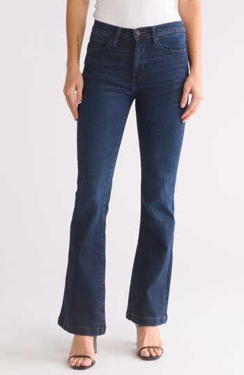 Shop Kensie High Rise Flared Jeans In Griffith