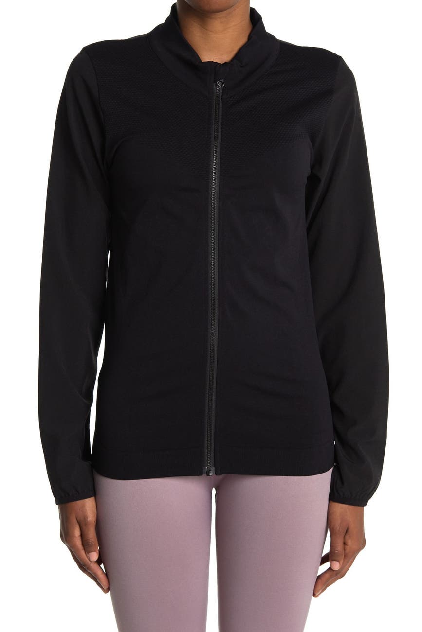 Z By Zella Seamless Woven Hybrid Jacket Nordstrom Rack